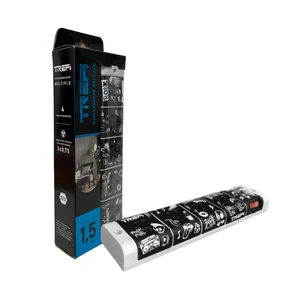 Prolongador múltiple Music negro 1.5mts